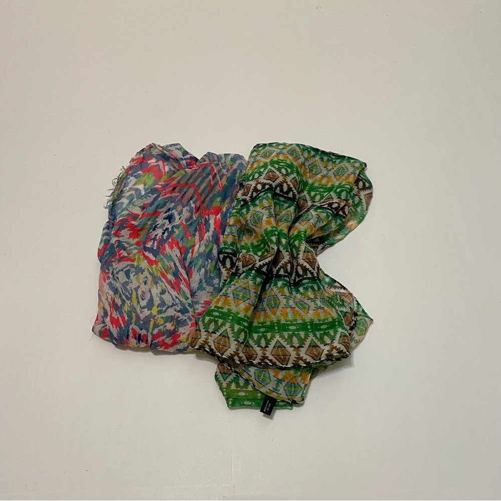 ❤️Scarves! Set of two multicolored.